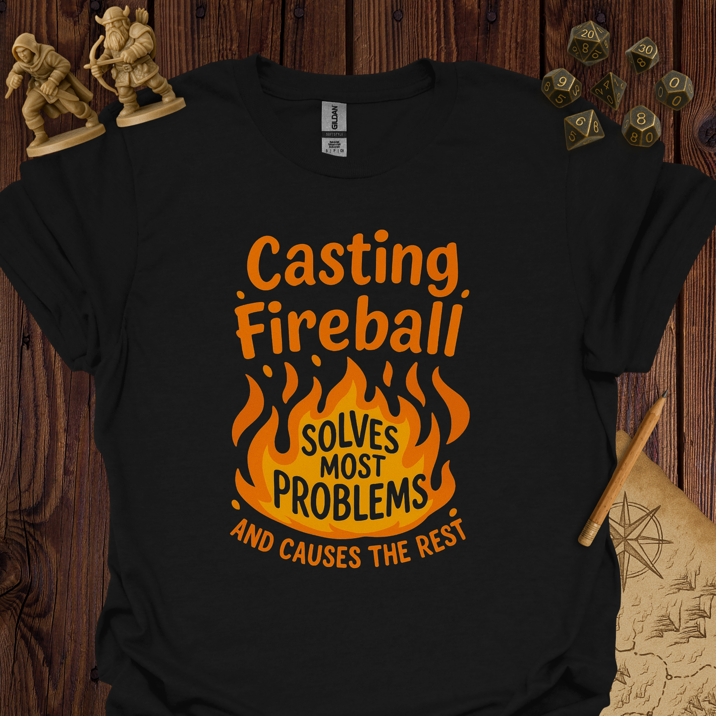 Casting fireball
