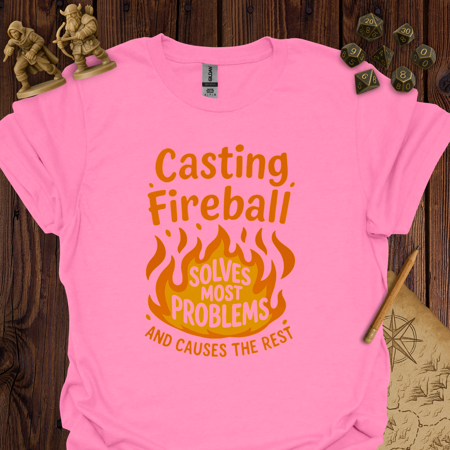 Casting fireball