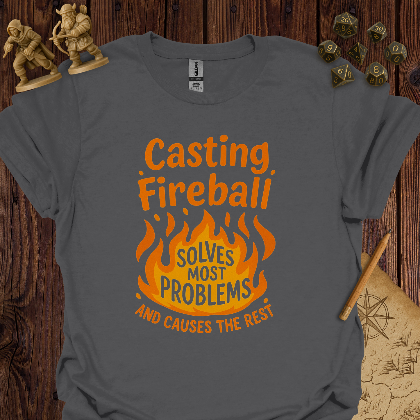 Casting fireball