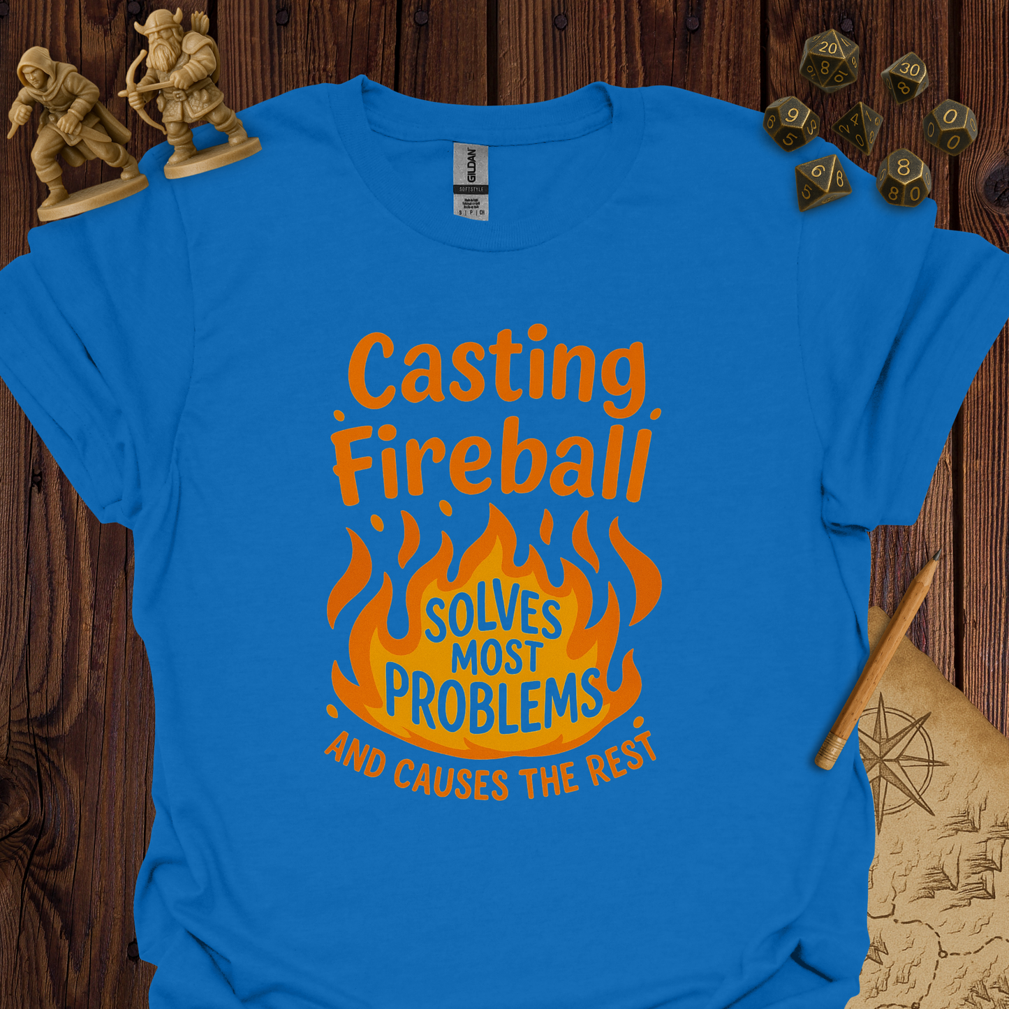 Casting fireball